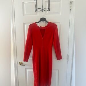 Elegant Red Women's Dress